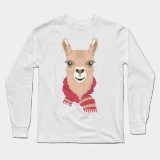 Christmas Ugly Llama Long Sleeve T-Shirt